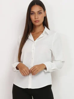 Discount La Modeuse Chemise fluide Blanc