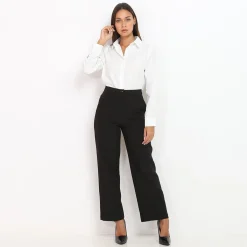 Discount La Modeuse Chemise fluide Blanc