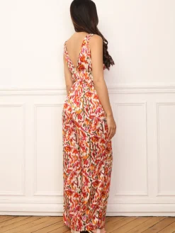 Best La Modeuse Combinaison ample à motif rétro Orange