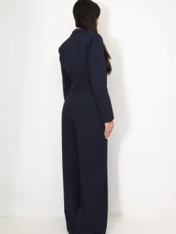 Clearance La Modeuse Combinaison style ensemble costume BleuMarine