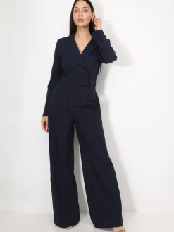 Clearance La Modeuse Combinaison style ensemble costume BleuMarine