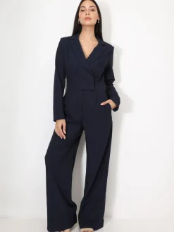 Clearance La Modeuse Combinaison style ensemble costume BleuMarine