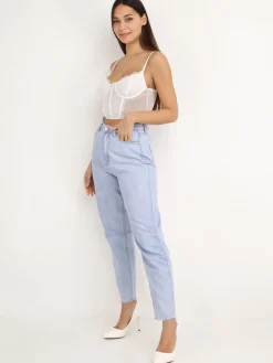 Clearance La Modeuse Corset à dentelle et armatures Blanc