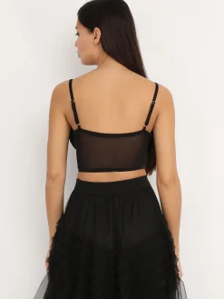 Best La Modeuse Corset à dentelle et armatures Noir