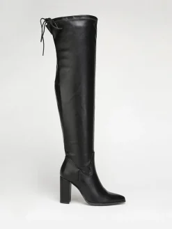 Hot La Modeuse Cuissardes à bout pointu Noir