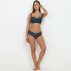 Sale La Modeuse Ensemble bandeau et culotte en dentelle BleuMarine