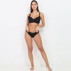 Hot La Modeuse Ensemble lingerie bi-matières Noir