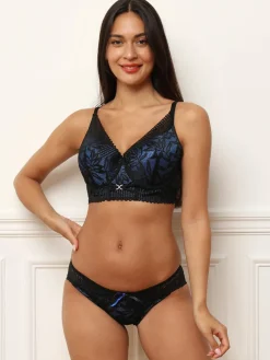 Best La Modeuse Ensemble lingerie dentelle avec bijou strass