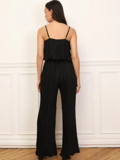 New La Modeuse Ensemble plissés et ample Noir