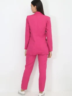 Online La Modeuse Ensemble tailleur droit Fuchsia