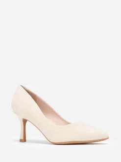 Best La Modeuse Escarpins à bout pointu et talon fin en suédine Beige