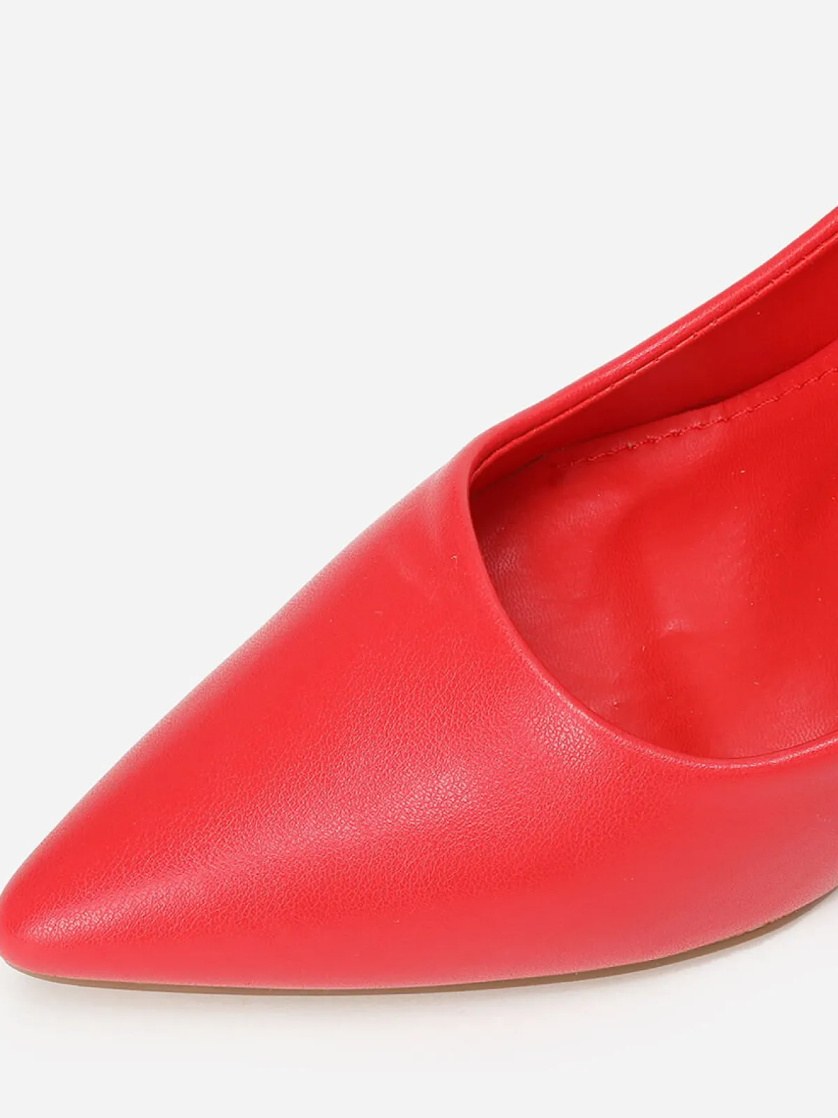 New La Modeuse Escarpins à talon bobine verni Rouge