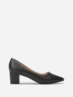 New La Modeuse Escarpins à talon carré Noir