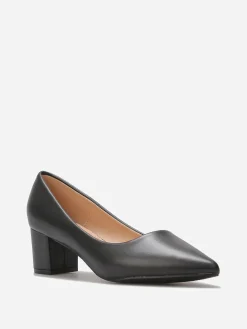 New La Modeuse Escarpins à talon carré Noir