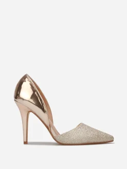 Online La Modeuse Escarpins asymétriques à paillettes Dorérose