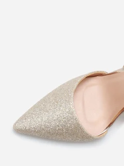 Online La Modeuse Escarpins asymétriques à paillettes Dorérose