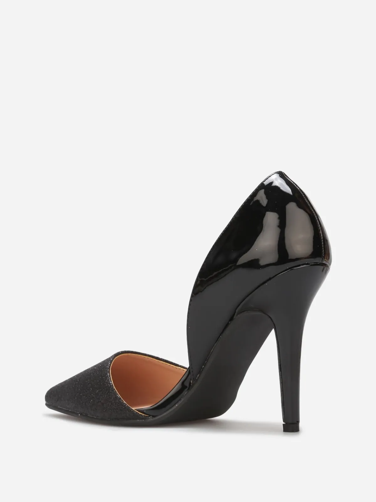 Hot La Modeuse Escarpins asymétriques à paillettes Noir