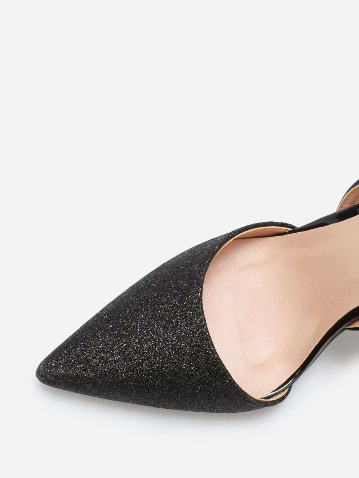 Hot La Modeuse Escarpins asymétriques à paillettes Noir