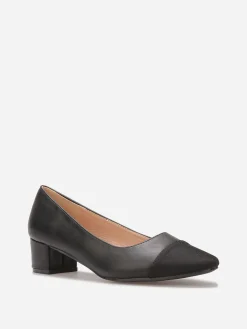 Best La Modeuse Escarpins avec bout en tissu Noir