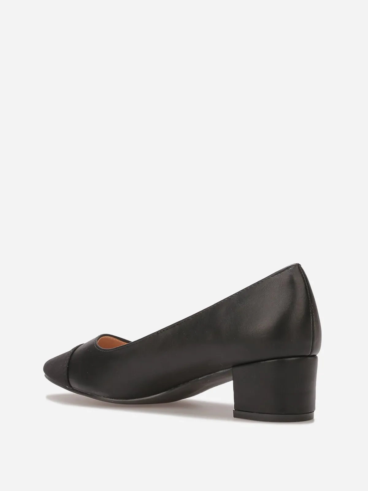 Best La Modeuse Escarpins avec bout en tissu Noir