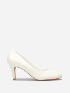 La Modeuse Escarpins classiques à talon fin Blanc