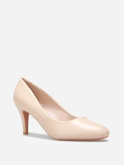 Sale La Modeuse Escarpins classiques à talon fin Nude