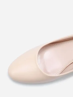 Sale La Modeuse Escarpins classiques à talon fin Nude
