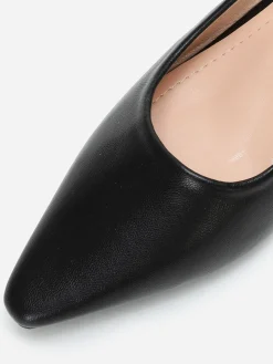 Sale La Modeuse Escarpins  en simili à bout pointu Noir