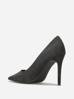 Online La Modeuse Escarpins pailletés à talon aiguille Noir