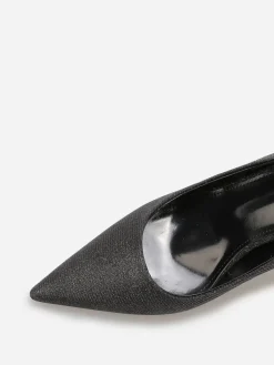 Online La Modeuse Escarpins pailletés à talon aiguille Noir