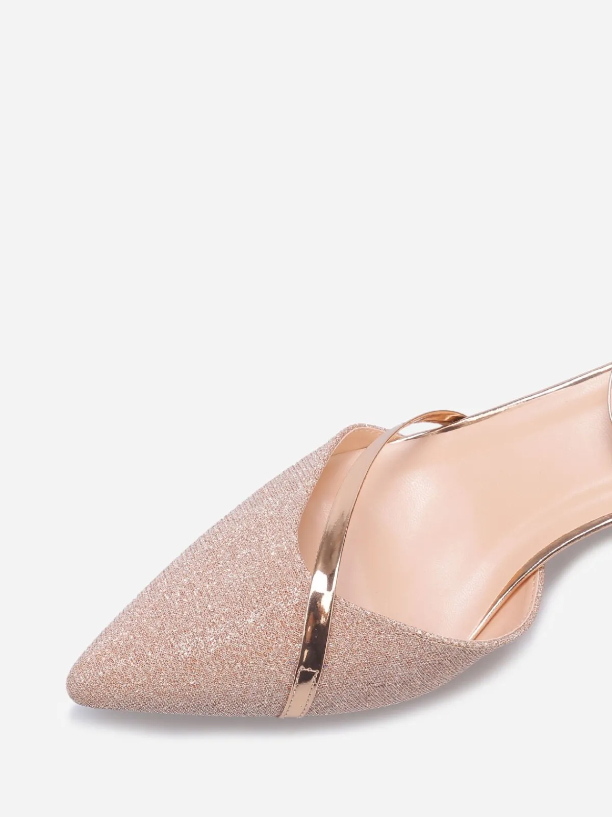 Outlet La Modeuse Escarpins pailletés et vernis grandes tailles Dorérose