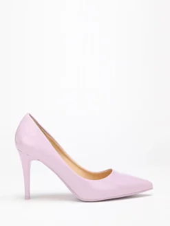 Hot La Modeuse Escarpins parme vernis à talon aiguille Violet