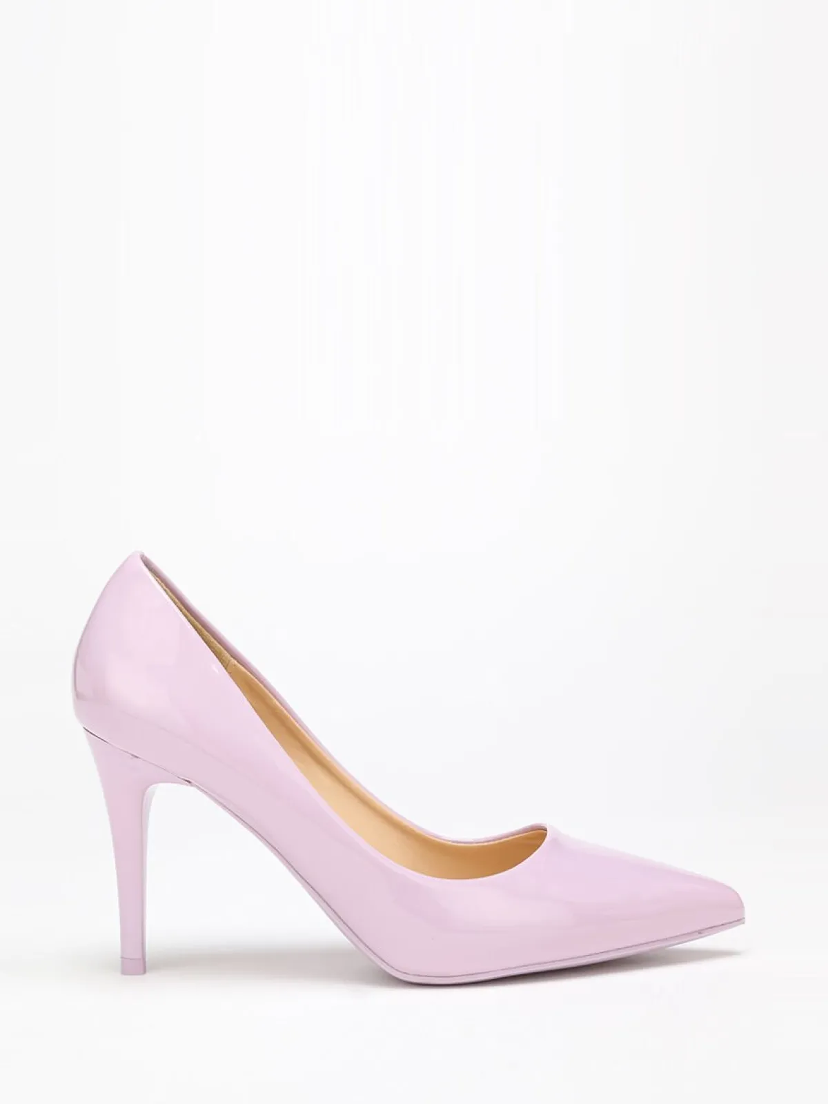 Hot La Modeuse Escarpins parme vernis à talon aiguille Violet