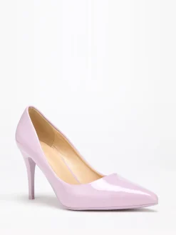 Hot La Modeuse Escarpins parme vernis à talon aiguille Violet