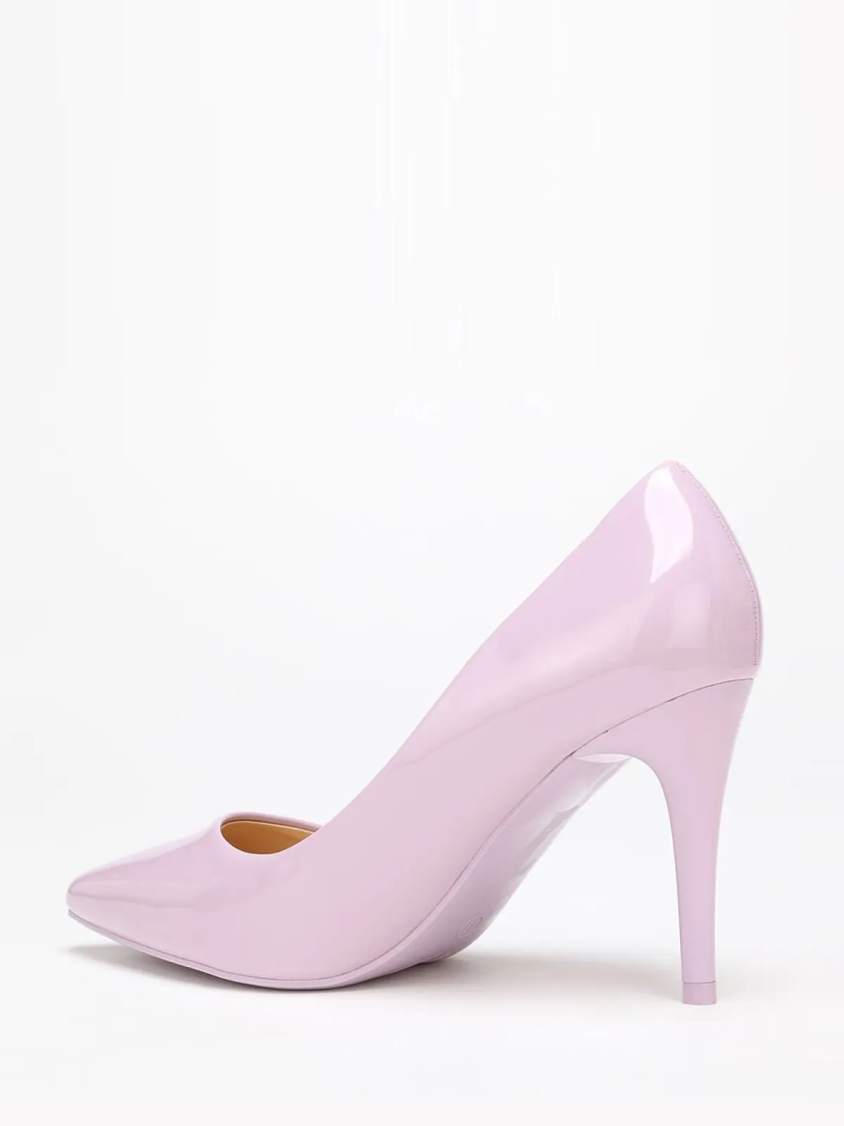Hot La Modeuse Escarpins parme vernis à talon aiguille Violet