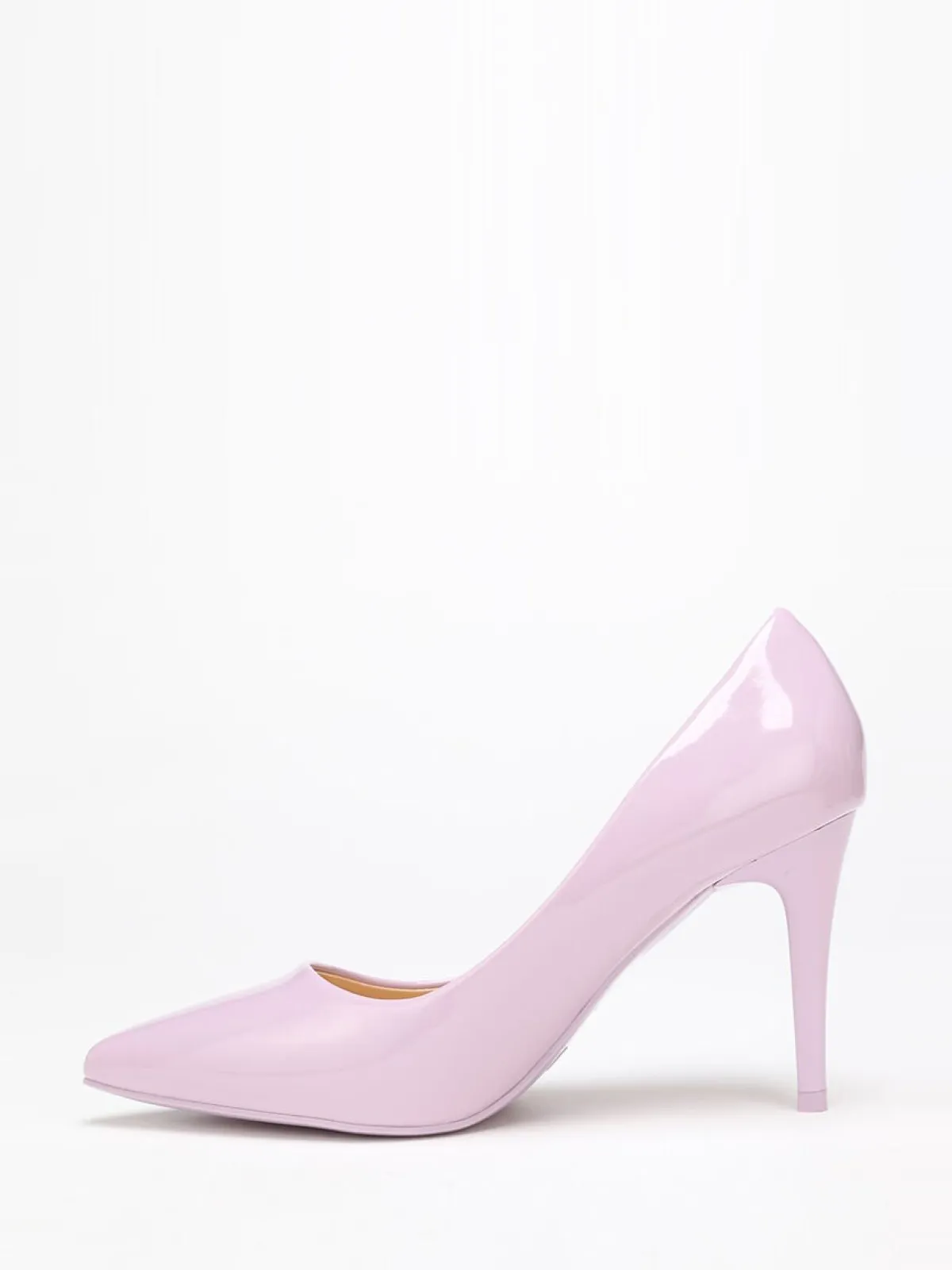 Hot La Modeuse Escarpins parme vernis à talon aiguille Violet