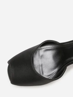 New La Modeuse Escarpins peep toes à plateforme Noir