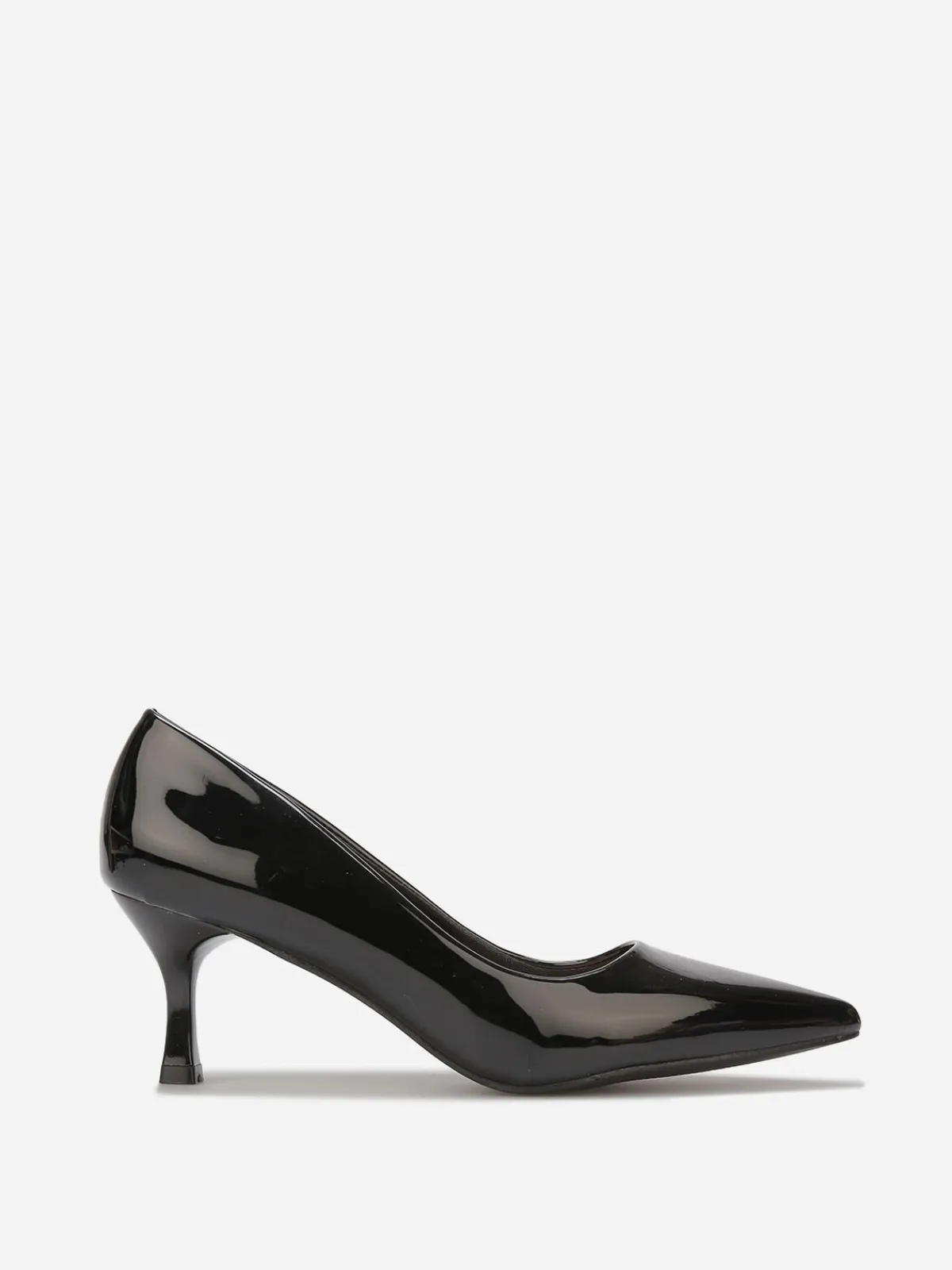 Outlet La Modeuse Escarpins pointus à petit talon Noir