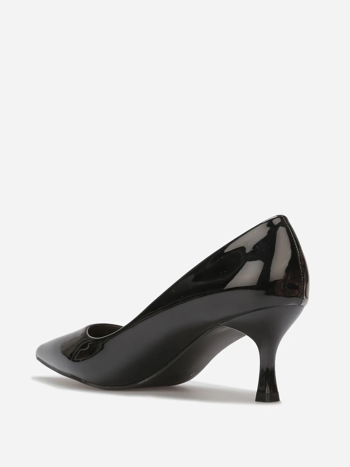 Outlet La Modeuse Escarpins pointus à petit talon Noir