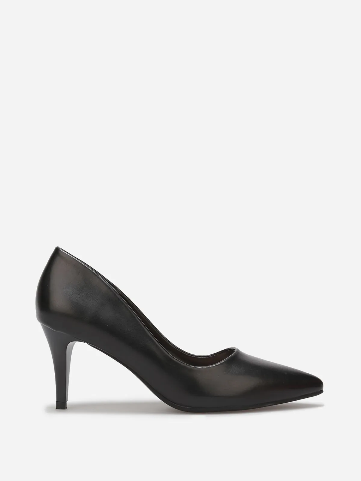 Outlet La Modeuse Escarpins pointus à talon fin Noir