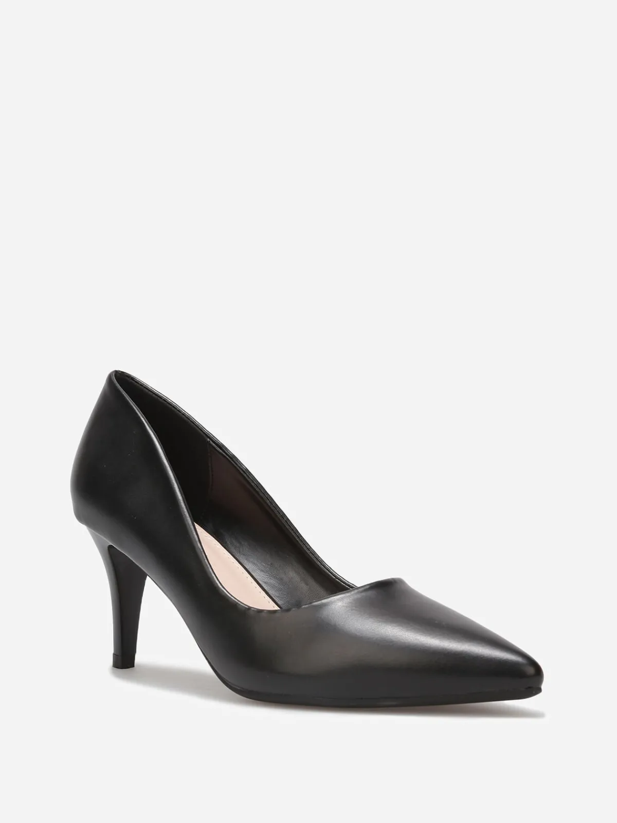 Outlet La Modeuse Escarpins pointus à talon fin Noir