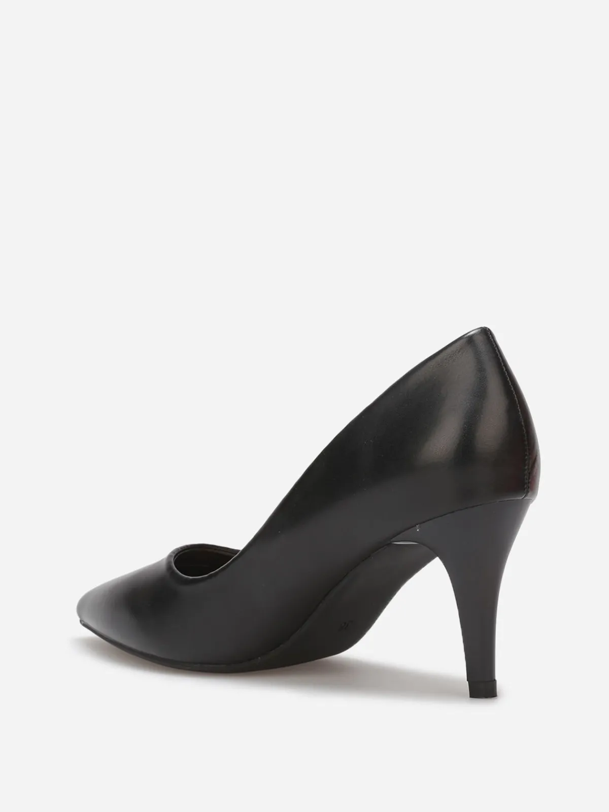 Outlet La Modeuse Escarpins pointus à talon fin Noir