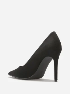 New La Modeuse Escarpins pointus classiques en suédine Noir
