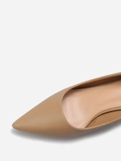 Clearance La Modeuse Escarpins pointus en simili Taupe