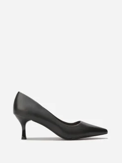 Outlet La Modeuse Escarpins pointus en simili Noir