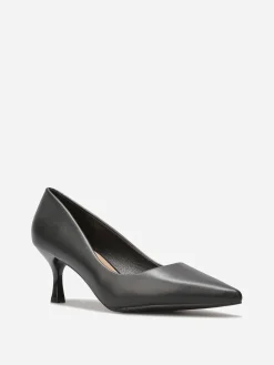 Outlet La Modeuse Escarpins pointus en simili Noir