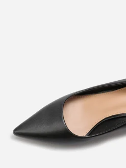 Outlet La Modeuse Escarpins pointus en simili Noir