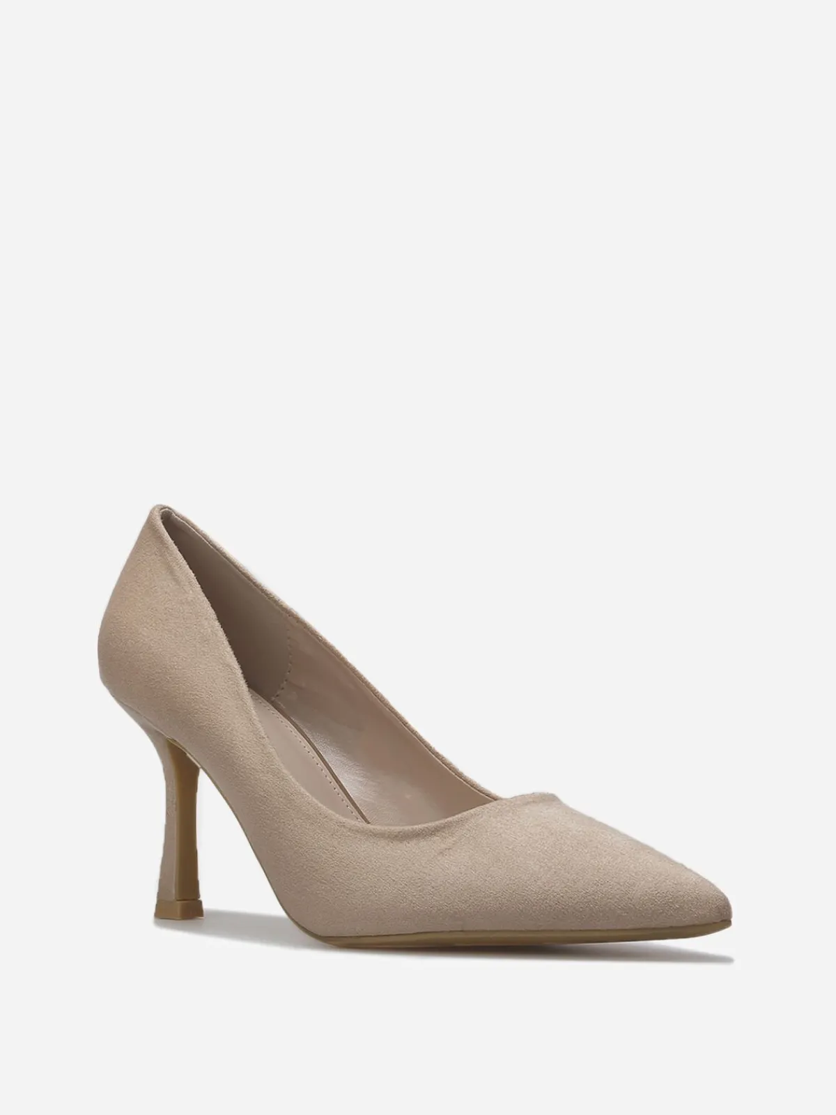Hot La Modeuse Escarpins pointus en suédine Taupe
