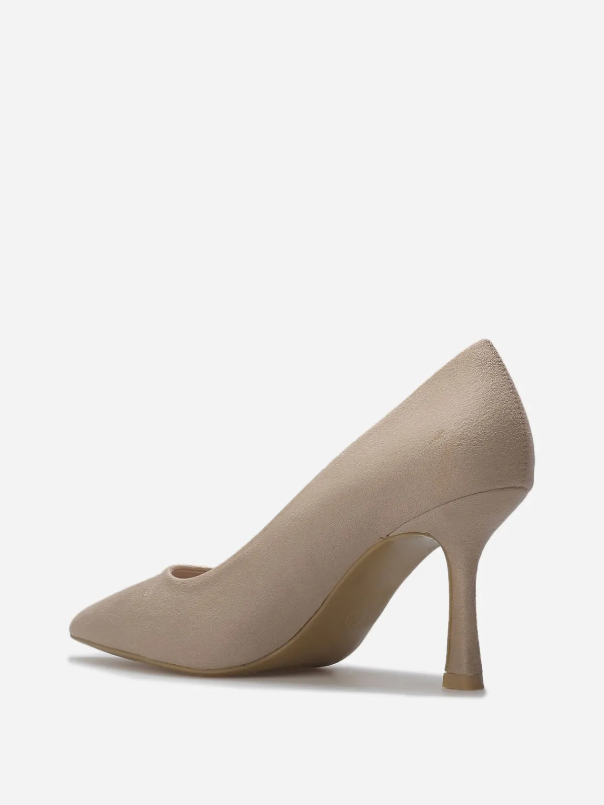 Hot La Modeuse Escarpins pointus en suédine Taupe