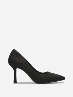 La Modeuse Escarpins pointus en suédine Noir